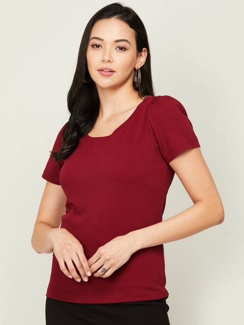

CODE by Lifestyle Red Regular Top