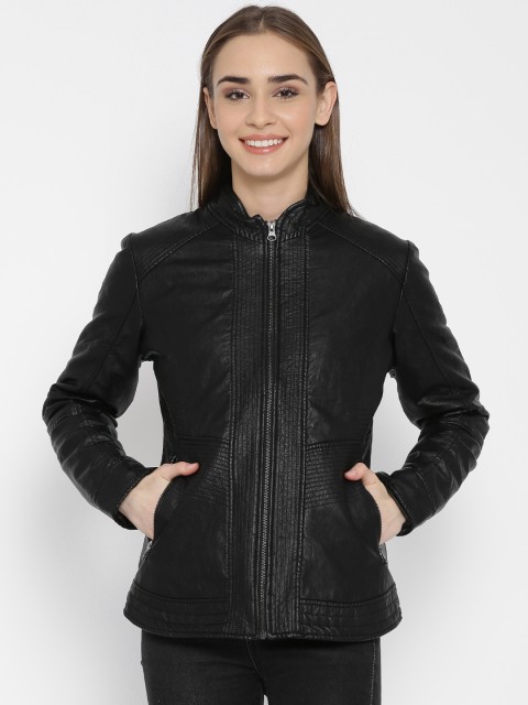 

Fort Collins Black Faux Leather Jacket