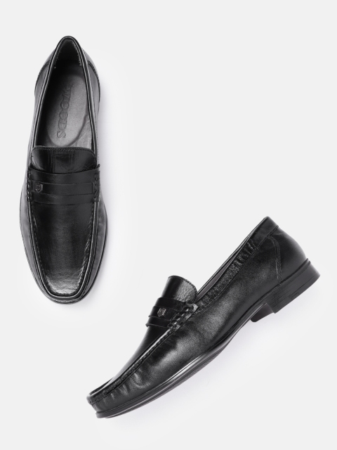 

Woods Men Black Solid Formal Loafers