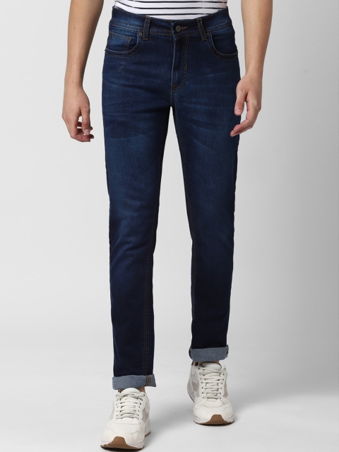 

Peter England Casuals Men Navy Blue Slim Fit Light Fade Jeans