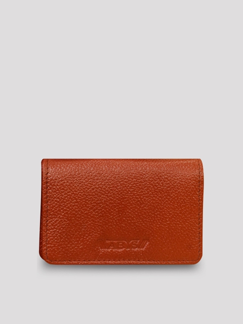 

ABYS Unisex Brown Leather Card Holder