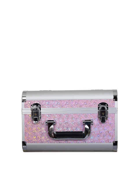 

Polo Class Pink Colourblocked Structured Satchel with Tasselled
