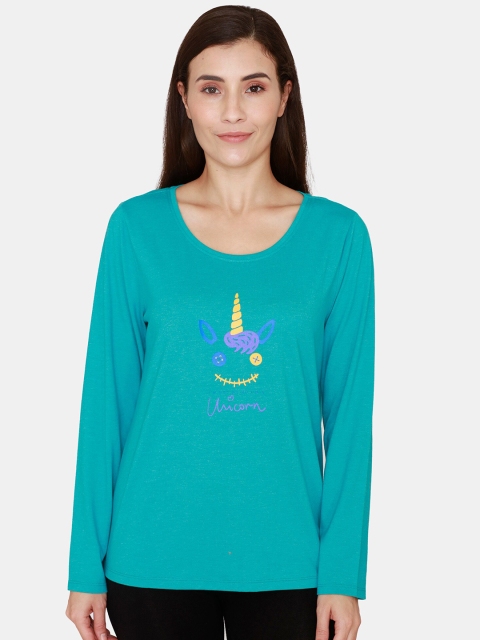 

Rosaline by Zivame Green Regular Top