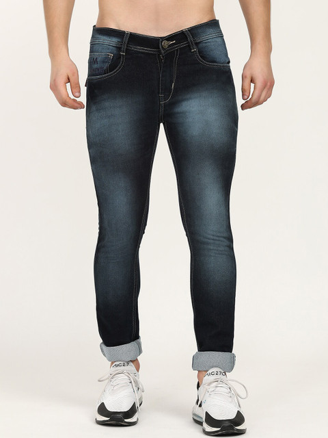 

V2 Value & Variety Men Grey Heavy Fade Jeans