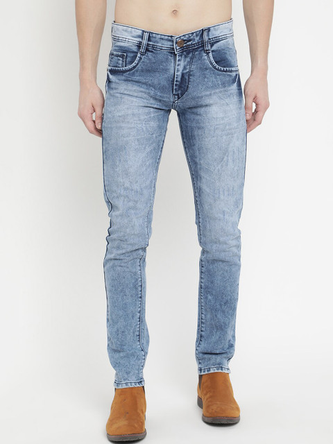 

V2 Value & Variety Men Blue Heavy Fade Jeans
