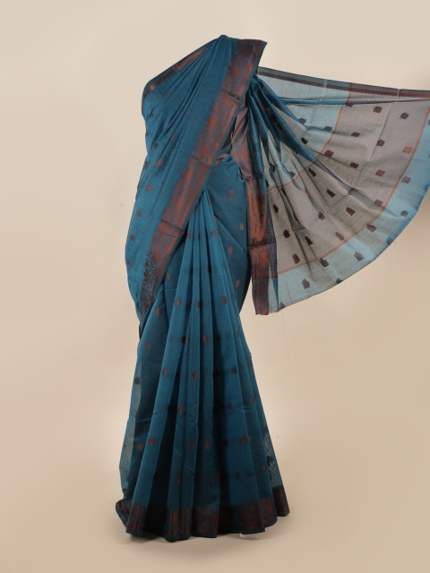 

Pothys Blue Woven Design Saree