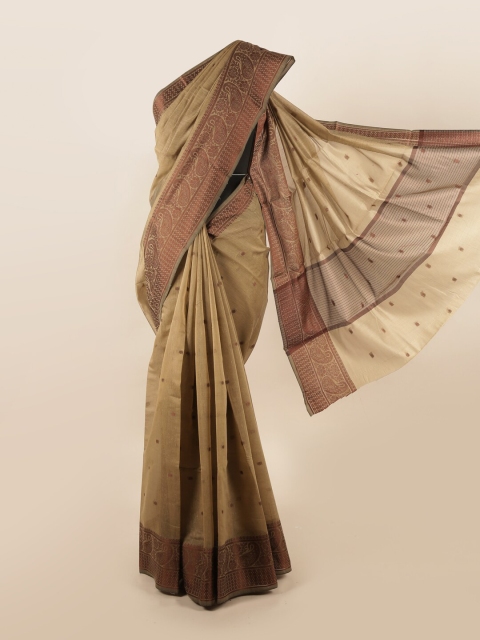 

Pothys Brown Ethnic Motifs Woven Desgn Saree