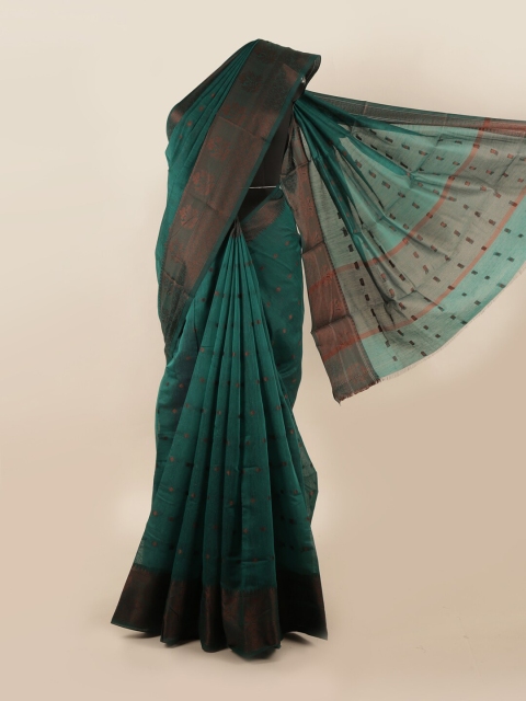 

Pothys Green Woven Design Saree