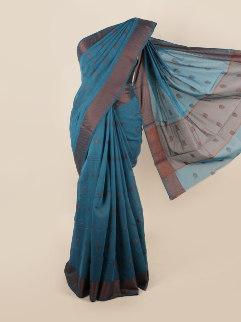 

Pothys Blue Woven Design Saree