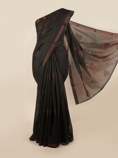 

Pothys Black Woven Design Saree