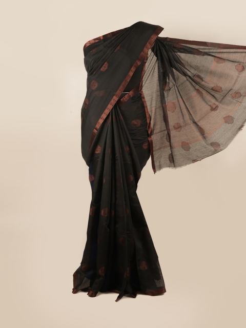 

Pothys Black Floral Saree