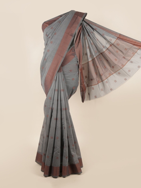 

Pothys Grey Woven Design Saree