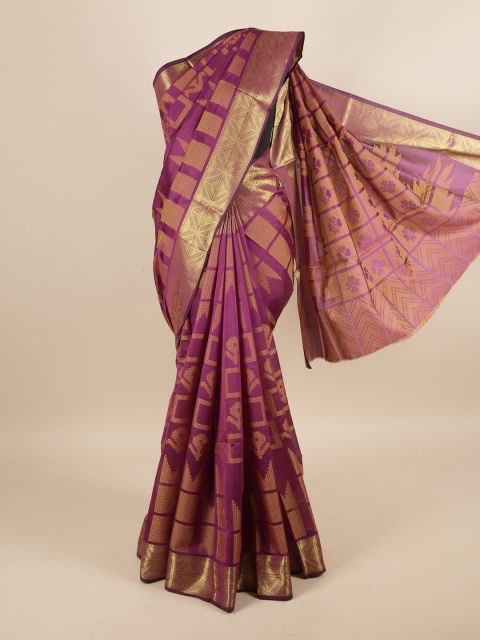 

Pothys Purple & Gold Saree