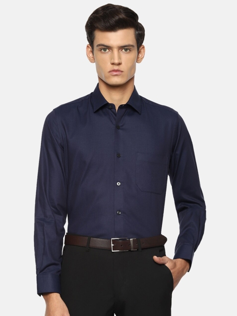 

Louis Philippe Men Navy Blue Slim Fit Opaque Formal Shirt