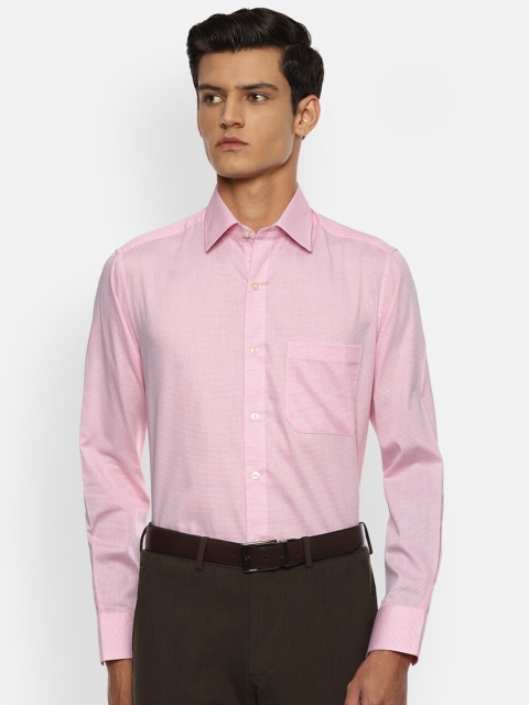 

Louis Philippe Men Pink Opaque Formal Shirt