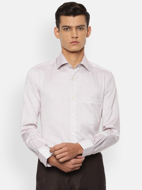 

Louis Philippe Men Grey Opaque Formal Shirt