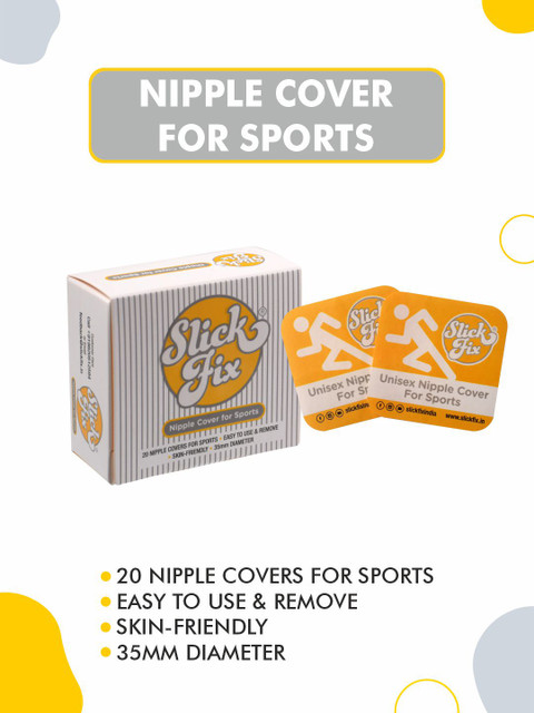 

SLICKFIX Pack of 20 Nipple Covers, White