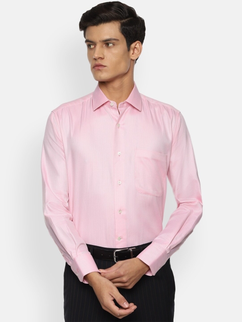 

Luxure by Louis Philippe Men Pink Opaque Formal Shirt