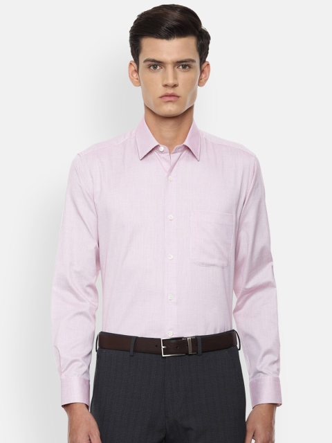 

Luxure by Louis Philippe Men Pink Opaque Formal Shirt