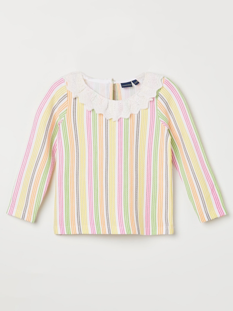 

Juniors by Lifestyle Multicoloured Striped Regular Top, Multi
