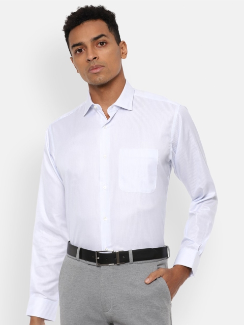 

Van Heusen Men Blue Opaque Formal Shirt