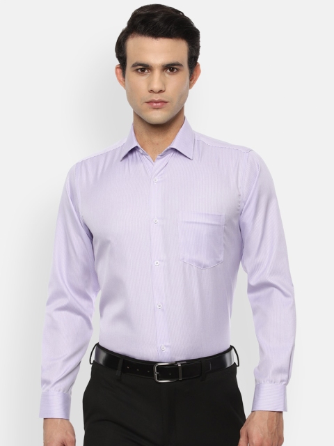 

Van Heusen Men Purple Opaque Checked Formal Shirt