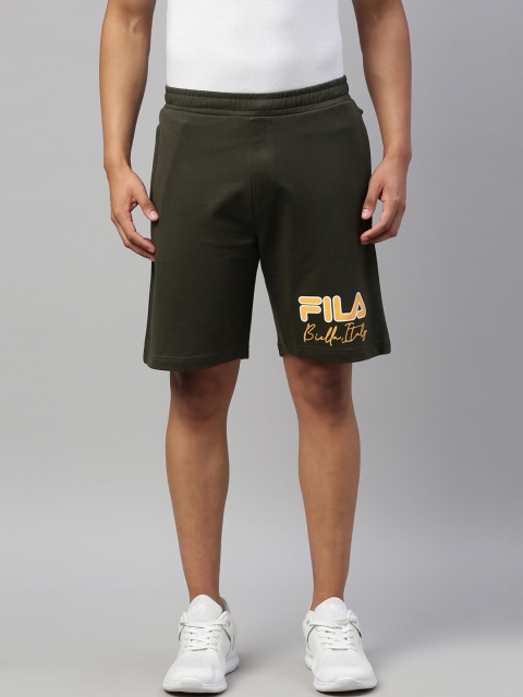 

FILA Men Green Sports Shorts