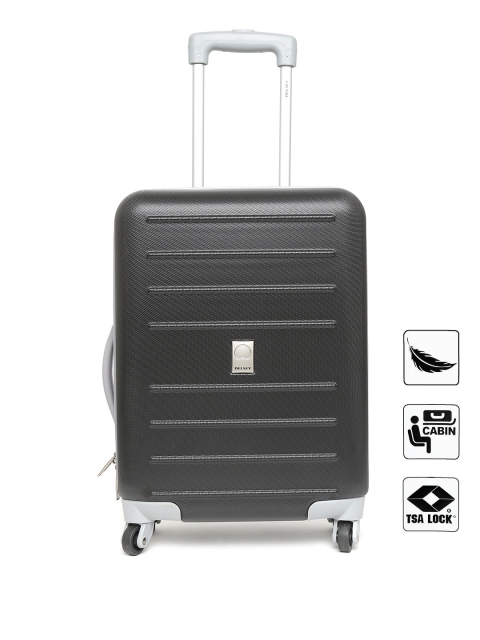 

DELSEY Charcoal Grey Whizz Cabin Trolley Suitcase
