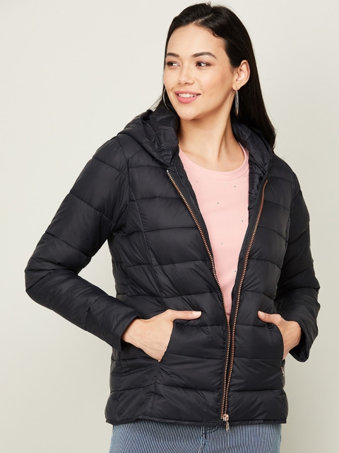 

Bossini Women Black Padded Jacket