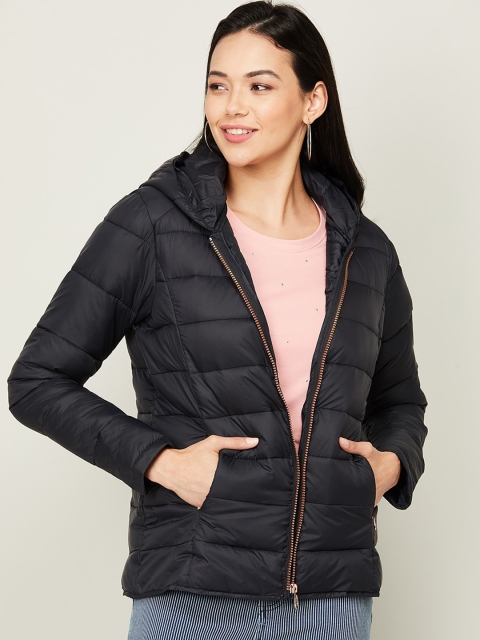 

Bossini Women Black Padded Jacket