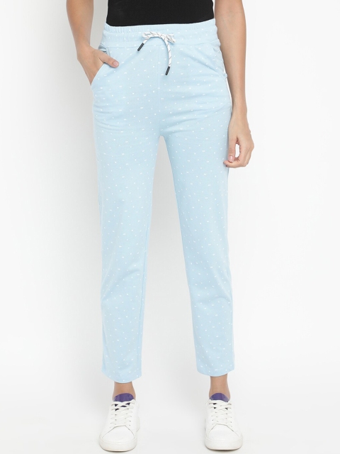 

V2 Value & Variety Women Blue Straight Fit Track Pants