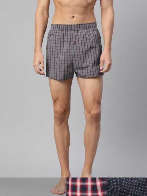 

Marks & Spencer Men Pack of 3 Cotton Boxers, Red
