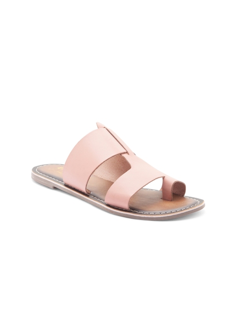 

Sole To Soul Women Pink One Toe Flats