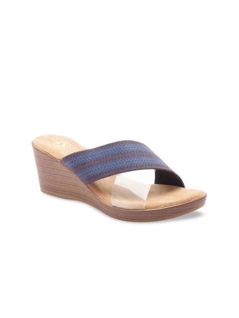 

Sole To Soul Blue Wedge Sandals