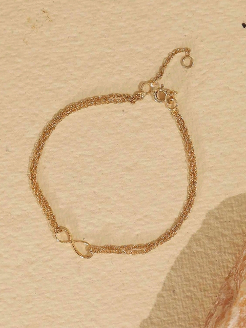 

Pipa Bella Women Sterling Silver Gold-Plated Link Bracelet