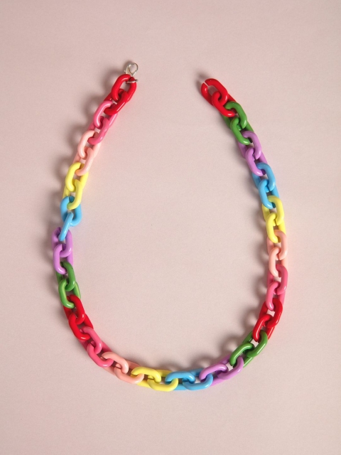 

Pipa Bella Multicoloured Statement Link Necklace, Multi