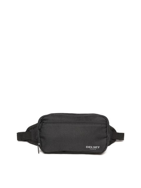 

DELSEY Unisex Black Organiser Belt Bag
