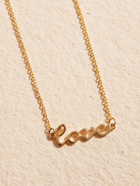 

Pipa Bella Gold-Plated Love Necklace