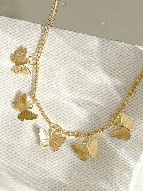 

Pipa Bella Gold-Plated Butterfly Charm Necklace