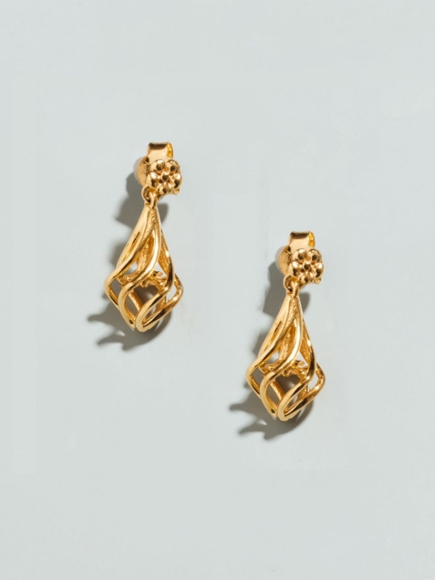 

Pipa Bella Gold-Toned Contemporary Drop Earrings