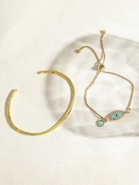 

Pipa Bella Set of 2 Gold-Plated Bracelets