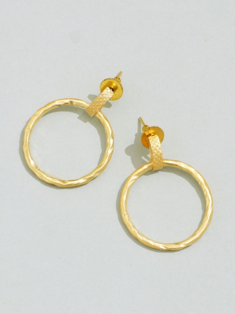 

Pipa Bella Gold-Toned Circular Drop Earrings