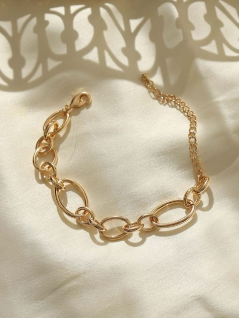

Pipa Bella Women Gold-Toned Link Bracelet