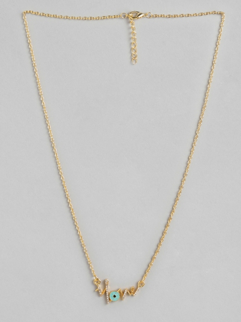 

Pipa Bella Gold-Toned Gold-Plated Evil Eye Necklace
