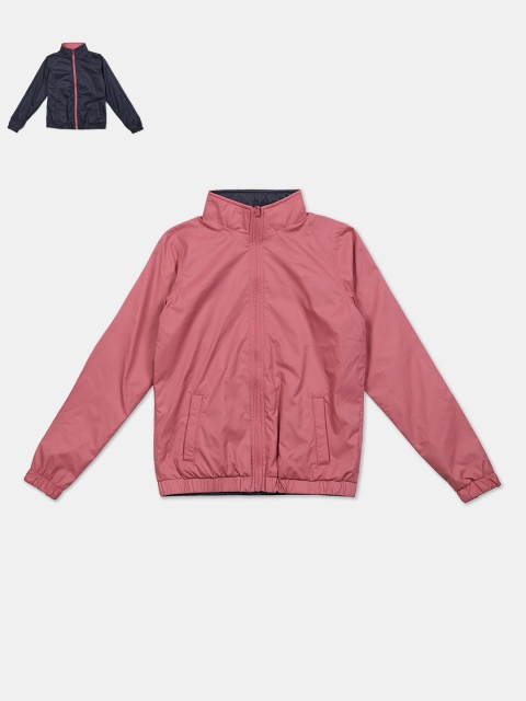 

Cherokee Girls Pink & Navy Blue Reversible Padded Jacket