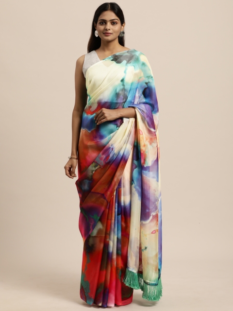 

VASTRANAND Multicoloured Pure Silk Saree, Multi