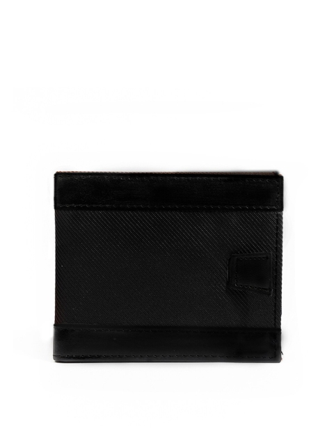 

THE ASSEMBLY Unisex Black Two Fold Wallet