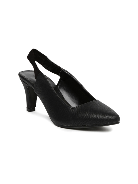 

Van Heusen Women Black Solid Pumps