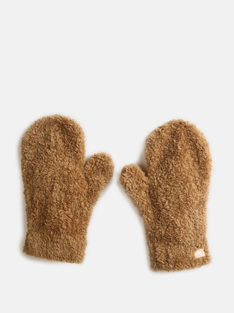 

Cherry Crumble Kids Brown Solid Gloves