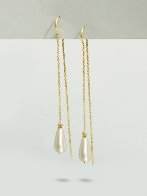 

Pipa Bella Gold-Toned Contemporary Drop Earrings